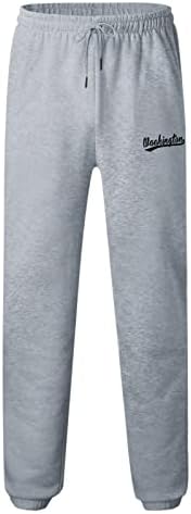Менс есен и зимска мода лабава спортска џемпер панталони панталони за човекот