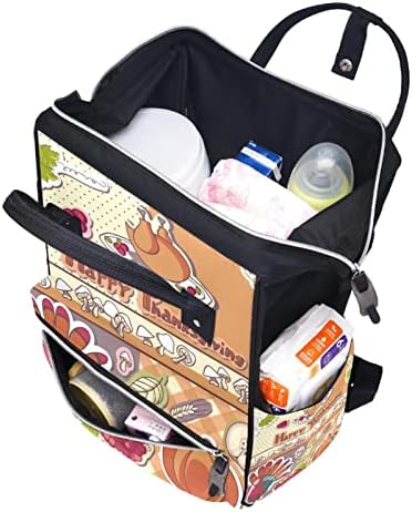 Пакет за патувања во Героткр, торба за пелена, торби за пелена на ранец, Денот на храна мисирка од тиква од тиква од тиква