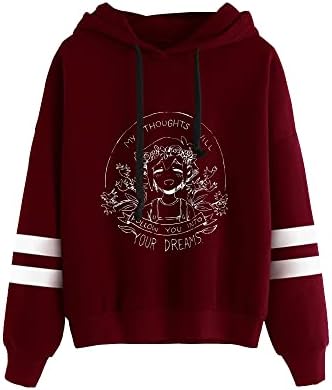 Yuyeadz Omori Merks Wasil Hoodie unisex unisex unisex долг ракав џемпер со дуксер случајна облека Harajuku Pullover