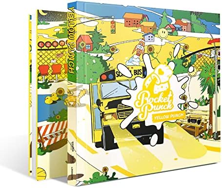 Dreamus Woollim Rocket Punch Yellow Punch K-Pop Album Touch+CD+брошура+налепница, 220x270x11mm
