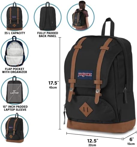 Jansport JS00T52R0RC CORTLANDT ранец, Брук Грин