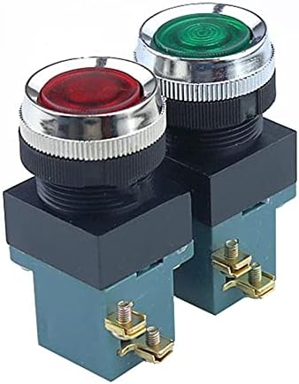 FACDEM LA19-11 прекинувач за прекинувач на копчето за повторно ресетирање, прекинувач за копче на пневматско копче 25мм