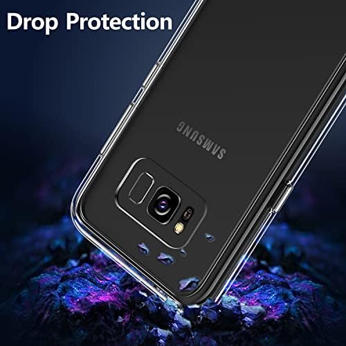 Rayboen За Samsung Galaxy S8 Телефон Случај Кристално Јасен Дизајн Shockproop Заштитни Samsung s8 Хард Пластични Телефон Случај