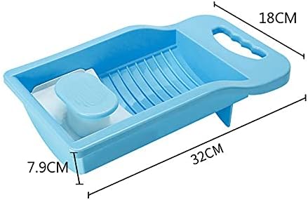 Емивери Мини Рачна Табла За Перење Лична Долна Облека Табла За Перење Чорапи Пластична Даска За Перење Алишта Што Не Се Лизга За Домашно Патување