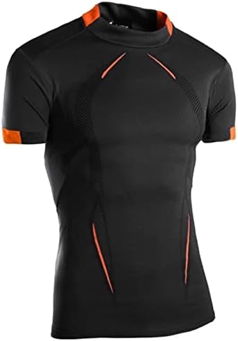 Xxbr вежбање кошули за мажи, влага за губење брзо суво активен атлетски салата за перформанси маици мускули тренингот на врвови