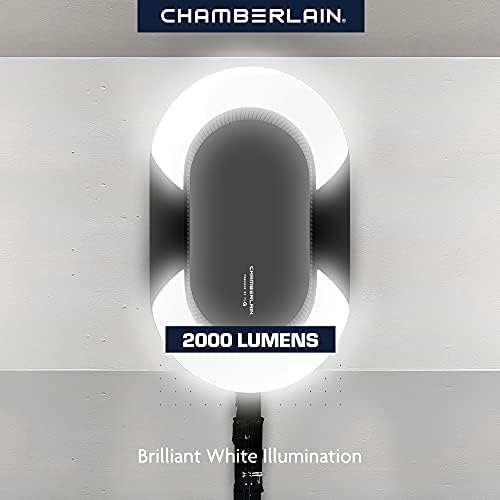 Chamberlain B6713T Паметни Напредни АГОЛ LED Осветлување - Myq Паметен Телефон Контролирани &засилувач; B6753T Паметни Гаража Врата Отварач,
