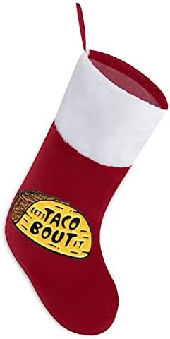 Сакам мексиканска тортилја тако Божиќна порибување Божиќни чорапи торбичка куќа семејство Божиќ декор