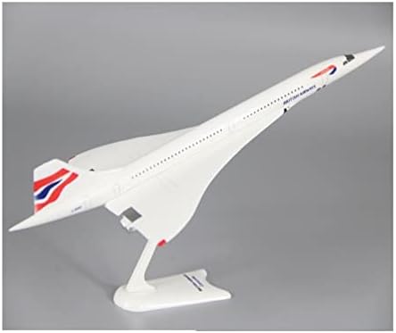 Модели на авиони 1: 250 Пластично апсолутно за Конкорд, Aeroplaneassembleasslem Air Model Air Model Aircraft со графички дисплеј за