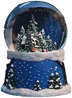 Музичка кутија Божиќна кристална топка снегулка девојка душо девојка роденден