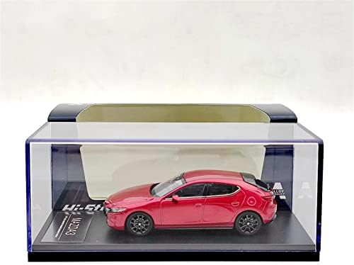 Возила на модели на скала Apliqe за Mazda 3 Fastback 2019 Red HS258RE Model Model Car Collection 1/43 Софистициран избор за подароци