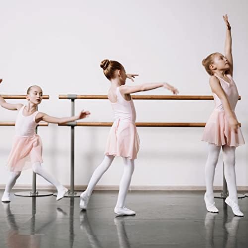 Зандо девојки балетски здолништа за тинејџери за тинејџери дете шифон чиста прилагодлива здолниште жени балерина танцова облека возрасни