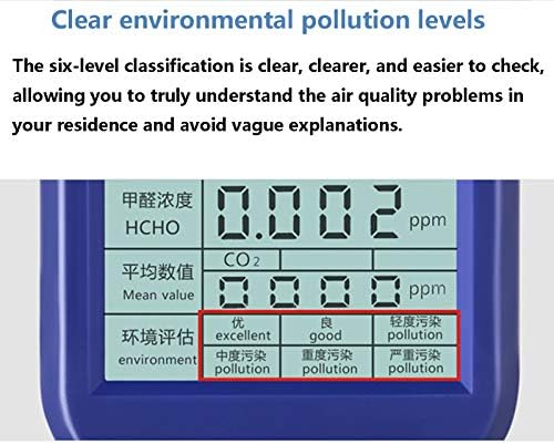 Мултифункционален детектор за квалитет на квалитетот на воздухот HSART CARBON диоксид