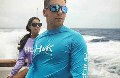 Huk Men's Icon x x Долга ракав риболов кошула со заштита од сонце