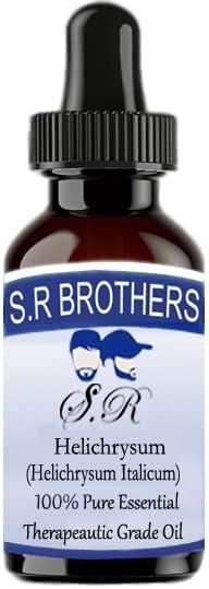 S.R браќа Helichrysum чисто и природно есенцијално масло со капки со капнување 30 ml