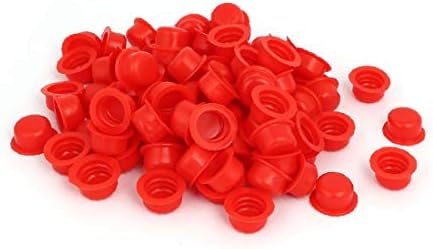 X-DREE DR M20 FACHANGE MONTED TAPERED CAPS STOPPERS TUBE ENDSE INSTER RED 100PCS (DR M20 TAPPO C-O-Ni-Co на Tappi Conici Flangia на Tubo Inserto Rosso 100 Pezzi