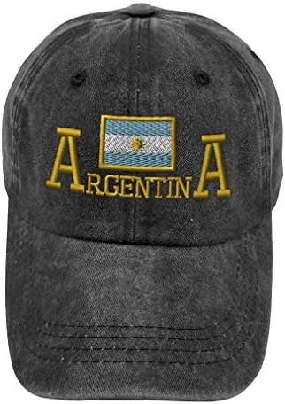 Гроздобер Измиена Шапка Аргентина Аргентинско Знаме Вез Тато за Мажи &засилувач; Жените