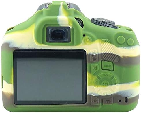 Yisau Canon Eos Rebel T6 T7 Куќиште За Камера, Силициумска Гумена Обвивка На Куќиштето На Камерата Што Може Да Се Одвои Заштитна