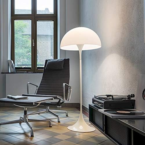 Pqkdy бела печурка подни светла Данска дизајнер стои ламби за дневна соба модерна подна ламба за спална соба, светло уметност деко светилки