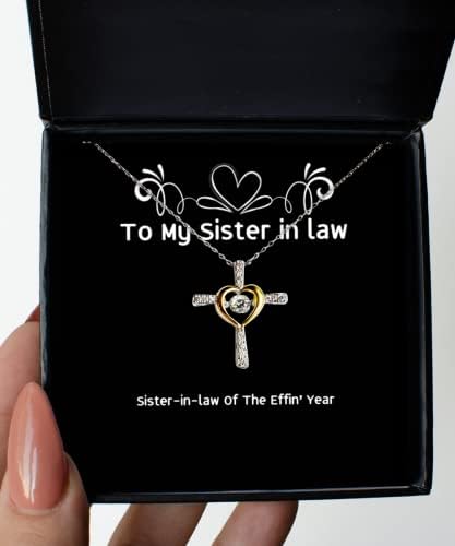 Снаата на Ефин-годината Крст танцувачки ѓердан, сестра на закон, мотивациони подароци за сестра во закон