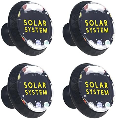 Крајдо Сончевиот систем на планетата на планетата се справува со 4 парчиња тркалезно копче за кабинетот со завртки погодни за домашна бања бања