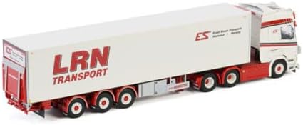 WSI за Scania r Highline | CR20H 6x2 TAGE AXLE REEFER TRAILER ERWIN SMALE 1/50 DIECAST Truck Pre-изграден модел