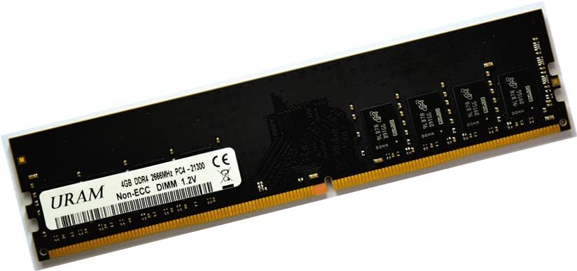 DDR4 RAM МЕМОРИЈА 4GB 2666MHz PC4-21300 1RX8 CL19 288 Pin 1.2 V Не-ECC Unbuffered Dimm Микрон Чип Меморија За Десктоп КОМПЈУТЕР