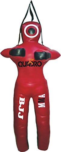 Квадро -ММА воени вештини за боречки вештини со црвена торба за удирање со jiu jitu со висечка лента - неисполнета