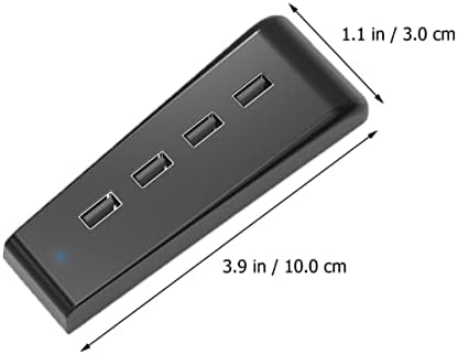 Solustre USB Extender 2PCS лаптоп центар за сплитер PS конзола- Уред за проширување на порт-станицата Докинг компјутерски порт експандер Игра