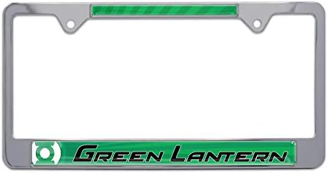Рамка за регистарски таблички со зелена фенер