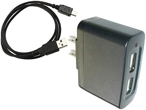 Подредено ново глобално 2 USB порти AC/DC адаптер компатибилен со Sanyo GPS EasyStreet NVM-4330/T NVM-4350/T Два полнач за патувања