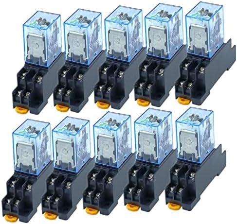 ONECM 10PCS MY2P HH52P MY2NJ 12V 24V DC/110V 220V AC Калем Општа Намена DPDT Микро Мини Реле СО Штекер