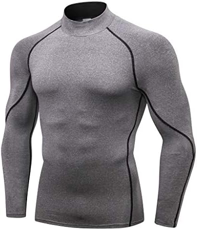 Врвовите за компресија на Грфер, маички со долг ракав, одлично за фитнес спортска спортска сала за трчање јога атлетска