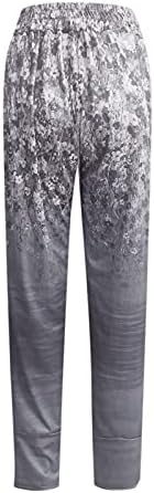Здфер Капри панталони за жени Палацо салон со широки панталони за нозе, исечени дното, буги панталони со џебови со џебови