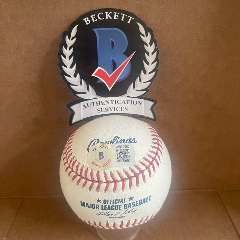 Алекс Гонзалез Блу aysејс/младенчиња потпишаа авто -бејзбол Бекет автентициран
