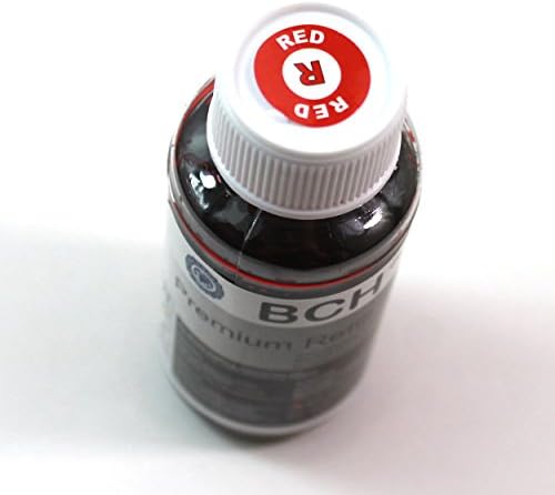 BCH Premium Filblable Ink Ink Red Color For Canon Printer компатибилен за касети со мастило Канон Канон CLI-9 Pixma Printer Ink Pro9500-100ml Шише за малопродажба