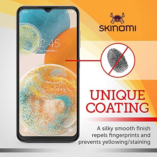 Заштитник на матниот екран на Skinomi компатибилен со Samsung Galaxy A23 анти-сјај мат кожата TPU анти-меур филм