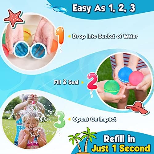 Балони за вода за еднократно користење, летни играчки за деца, водни бомби, мека топка за прскање на силиконска вода, без подигнување по борба