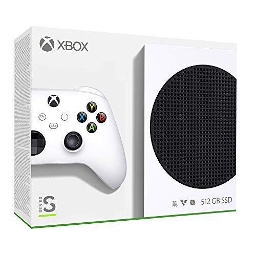 Microsoft Xbox Series S 512GB игра Бела сите дигитални конзоли - 6 безжични контролори на Xbox - Резолуција за игри 1440P, репродукција на медиуми од 4K стриминг, кабел за продолжување ?