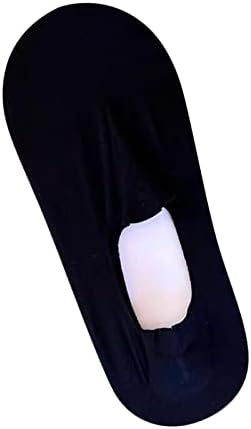 1 пара женски цврсти мраз свилени чорапи Дишени невидливи чорапи кои не се лизгаат чорапи со ниски масти за пешачење со големина 14