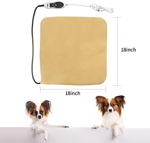 Goqo Tomo Pet Electric Electric Greating Pad затоплување ПЕТ водоотпорен за кучиња и мачки затоплување во затворен простор за затоплување