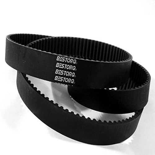 BESORQ 309-3M-6 HTD TIMING BELT, 309мм надвор од обемот x 6mm ширина x 2,3мм висина, 3мм терен, 103 заби, пакет од 10