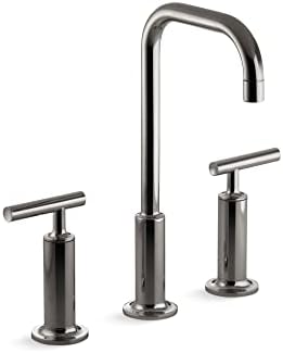 Kohler 14408-4-TT K-14408-4-TT Purist Lav Faucet, живописен титаниум