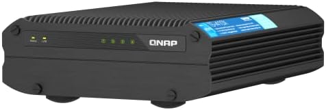 QNAP TS-i410X-8G - Us 4 Беј Со Голема Брзина fanless Индустриски NAS со двојна-10GBe, Интел АТОМ ПРОЦЕСОРОТ, 8gb DDR4 Меморија и 2.5 GbE Мрежно Поврзување