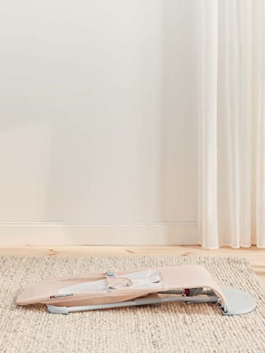 Babybjörn Дополнително ткаенина седиште за рамнотежа на отскокнување мека, мрежа, бисерно розово/бело