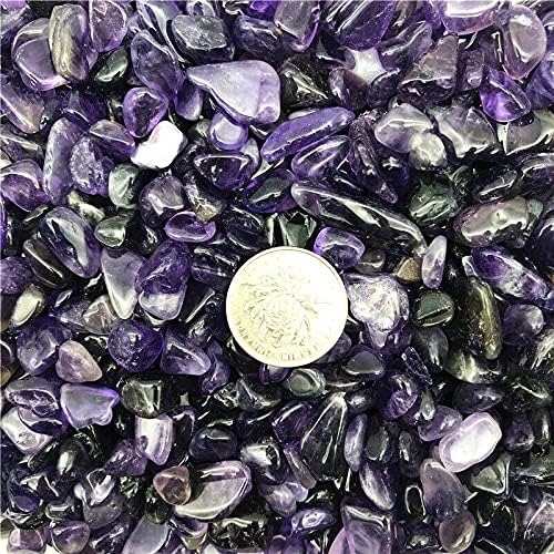 ЛААЛИД XN216 50g 8-12mm Природен Аметист Виолетова Кварц Кристално Паднати Камења Чакал Реики Природни Камења И Минерали Природни