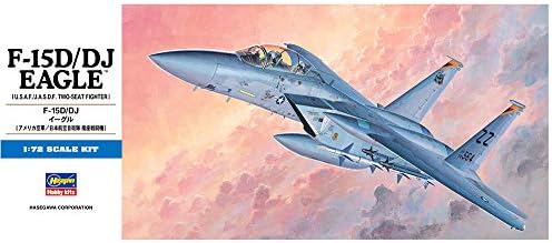 HASEGAWA 1/72 SCALE F-15D/DJ Eagle, D Series USAF/JASDF Fighter Aircraft Model Комплет # 00435