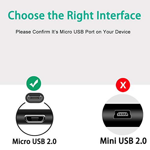 Guy-Tech Micro USB 2.0 кабел за податоци со податоци компатибилен со западниот дигитален WD мојот пасош суштински SE 1TB надворешен хард диск