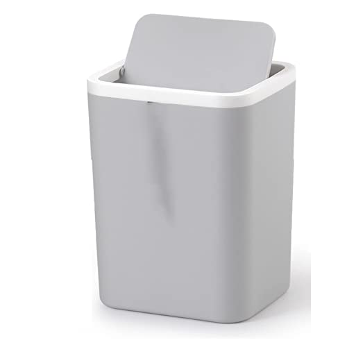 Abecel Trash конзерва, квадратна десктоп отпадоци може да има домаќинство мини без покритие канцелариски кревет за складирање Мала корпа за хартија