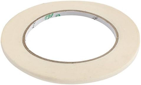 Aexit 2pcs 5mm Етикети &засилувач; Етикетирање Опрема Ширина Лепило Хартија Сликарство Пишување Лента Бела Индустриски Етикетирање Лента 50m Должина