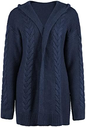 Cardенски руно Шакет кардиган долг џемпер отворен предни плетени џемпери палто џемпер карирана кошула јакна